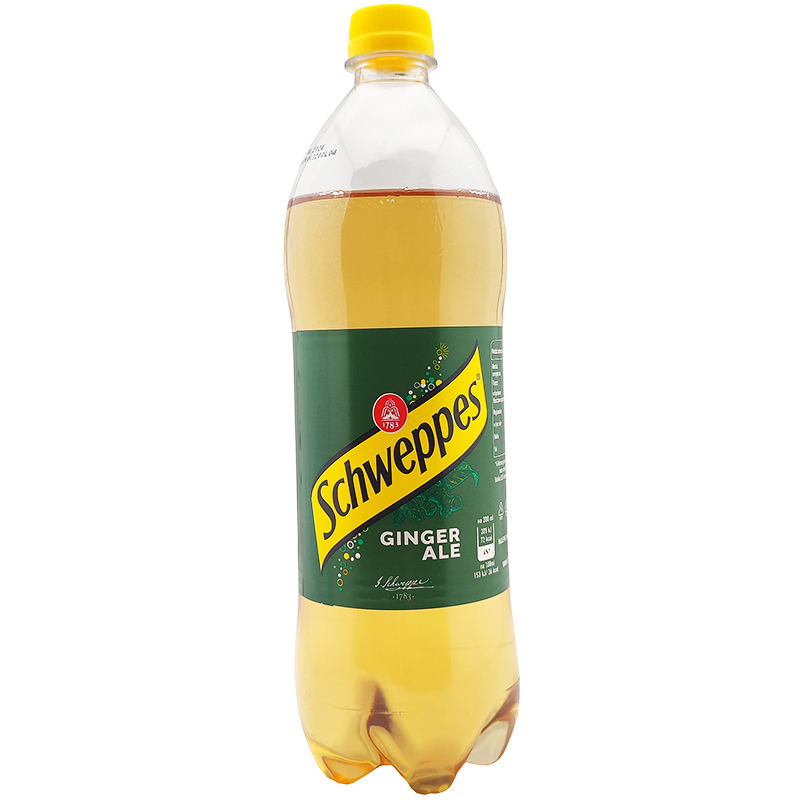 Газированный напиток «Schweppes» Ginger Ale, Швепс Имбирный Эль 0.85л. пэт