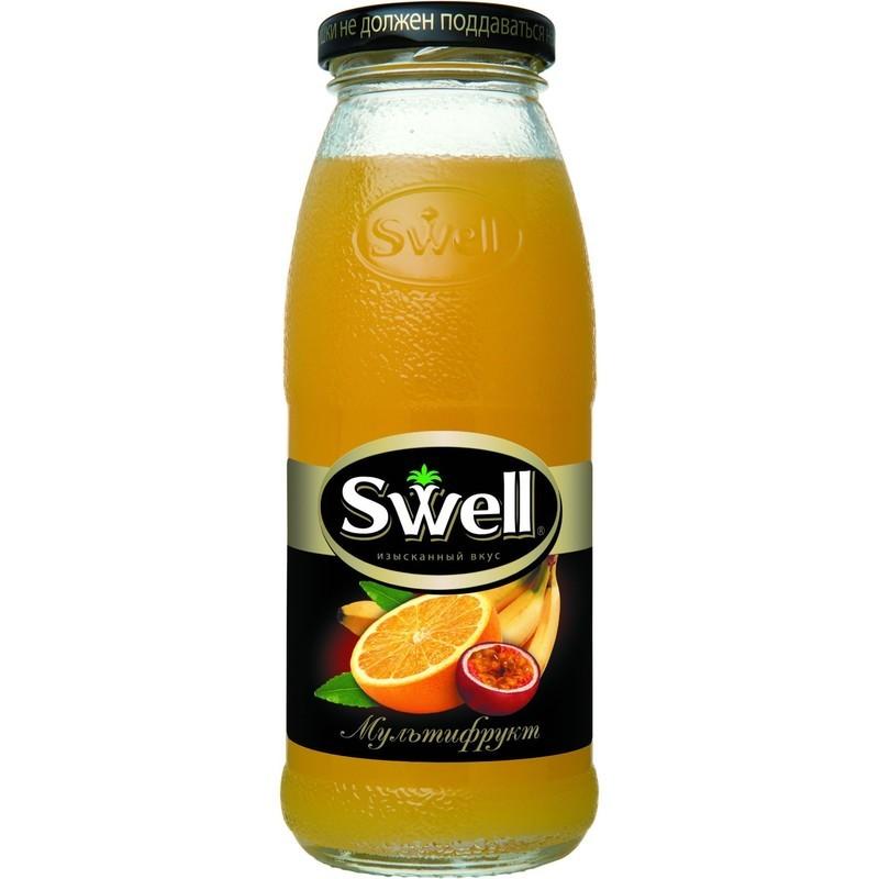 Сок Swell, Свелл Мультифрукт 0.25, стекло