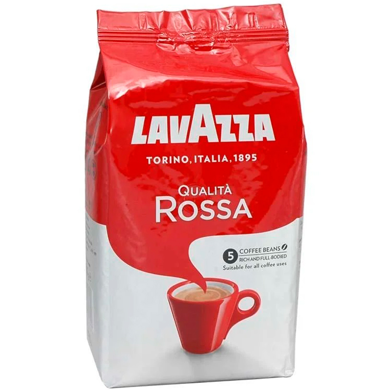Кофе «Lavazza» Qualita Rossa, Лавацца Квалита Росса 1кг, зерно