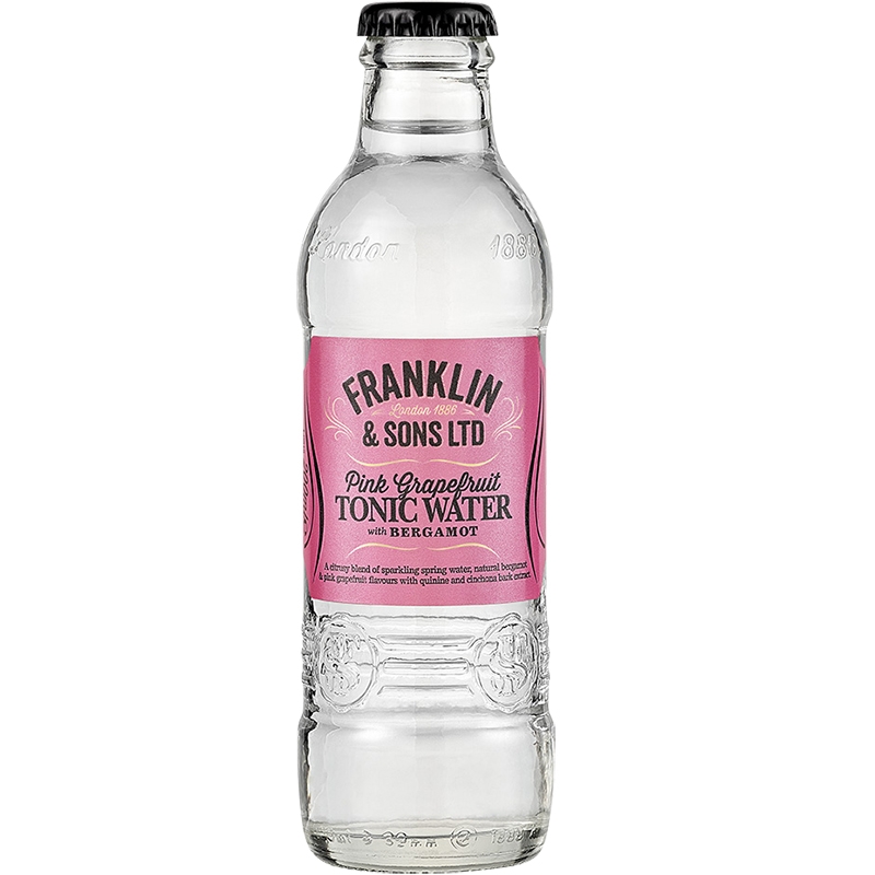Напиток Тоник «Franklin & Sons» Grapefruit With Bergamot, Розовый Грейпфрут, Бергамот, 0.2, стекло