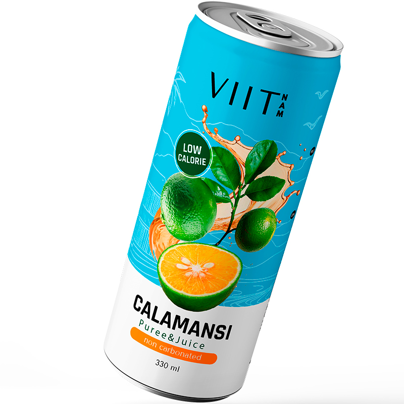 Напиток «Viitnam» Calamansi, Виитнам Каламанси с содержанием сока и пюре 0.33, без газа, банка