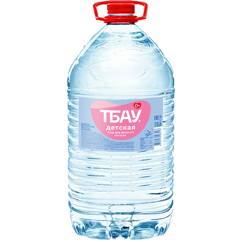 Минеральная вода «Тбау» Детская 5л, без газа, пэт