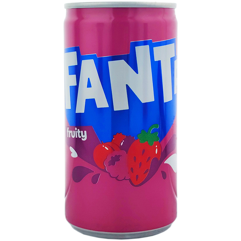 Газированный напиток «Fanta» Fruity, Фанта Фрукты 0.185л, ж/б (Ирак)