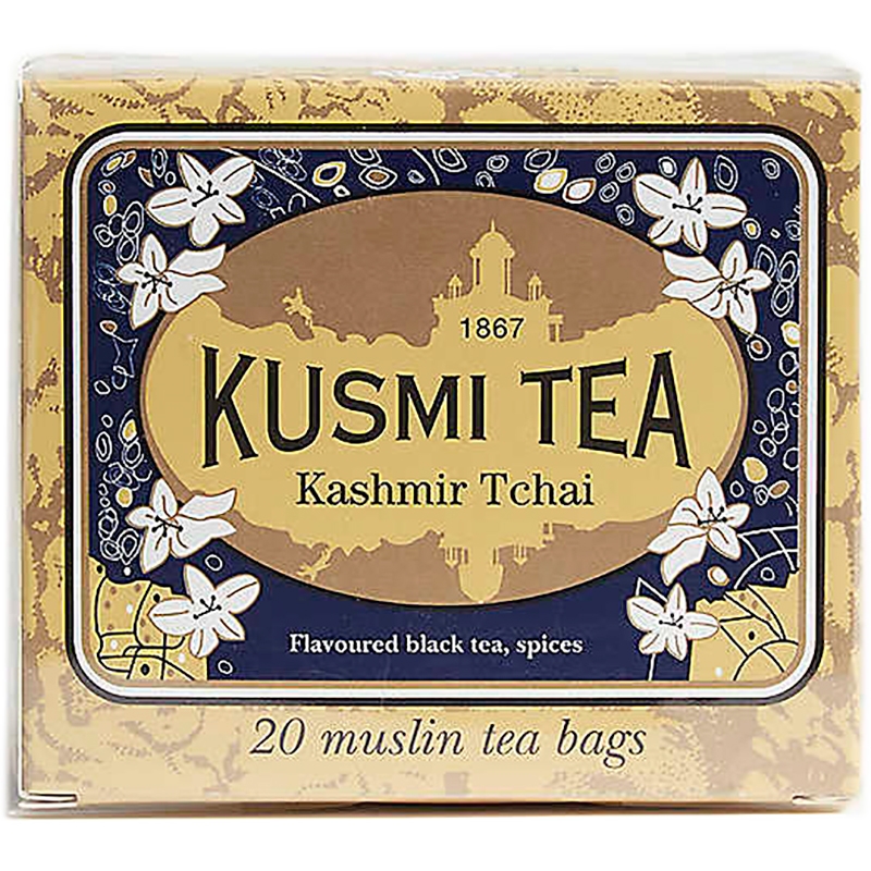 Kusmi tea «Kashmir Tchai» Flavoured black tea, spices, Саше (20шт)