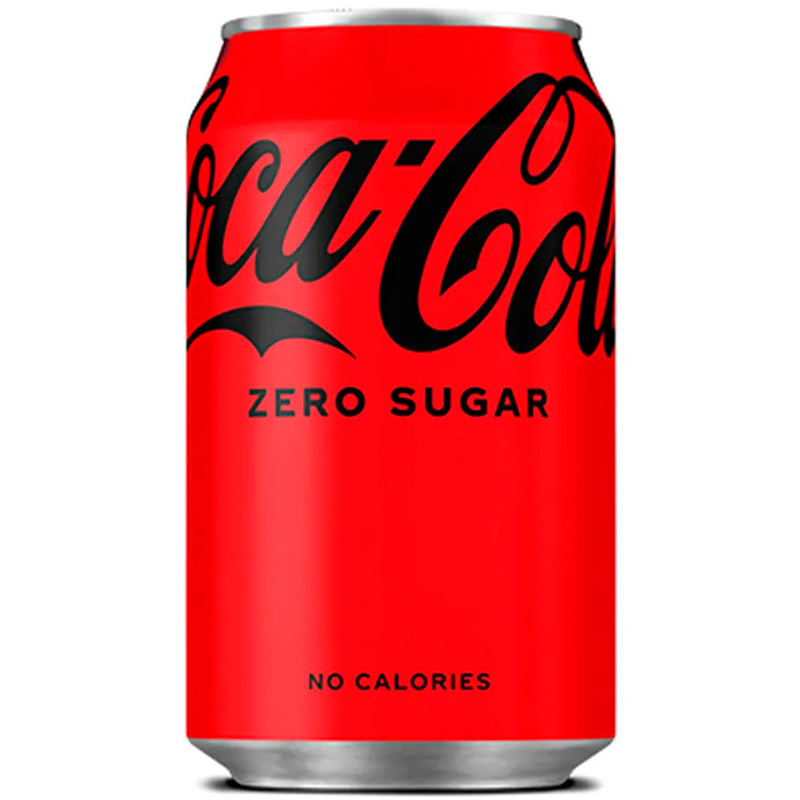 Газированный напиток Coca-Cola Zero Sugar, Кока Кола Зеро Сугар, без сахара 0.35л. банка (Япония)