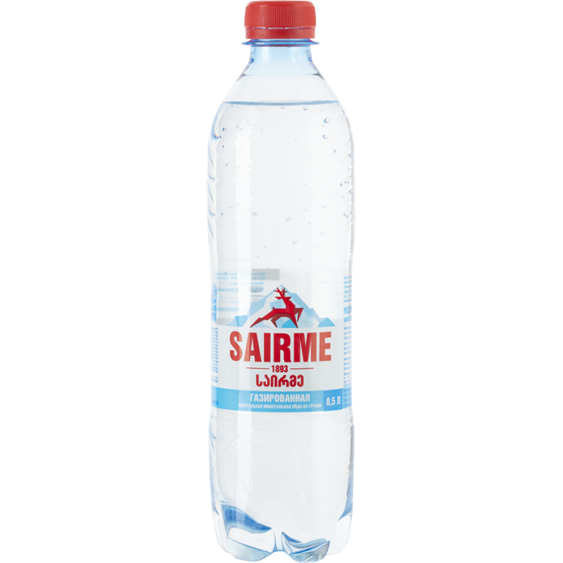 Минеральая вода Sairme, Саирме газированная 0,5 ПЭТ х 12 шт.