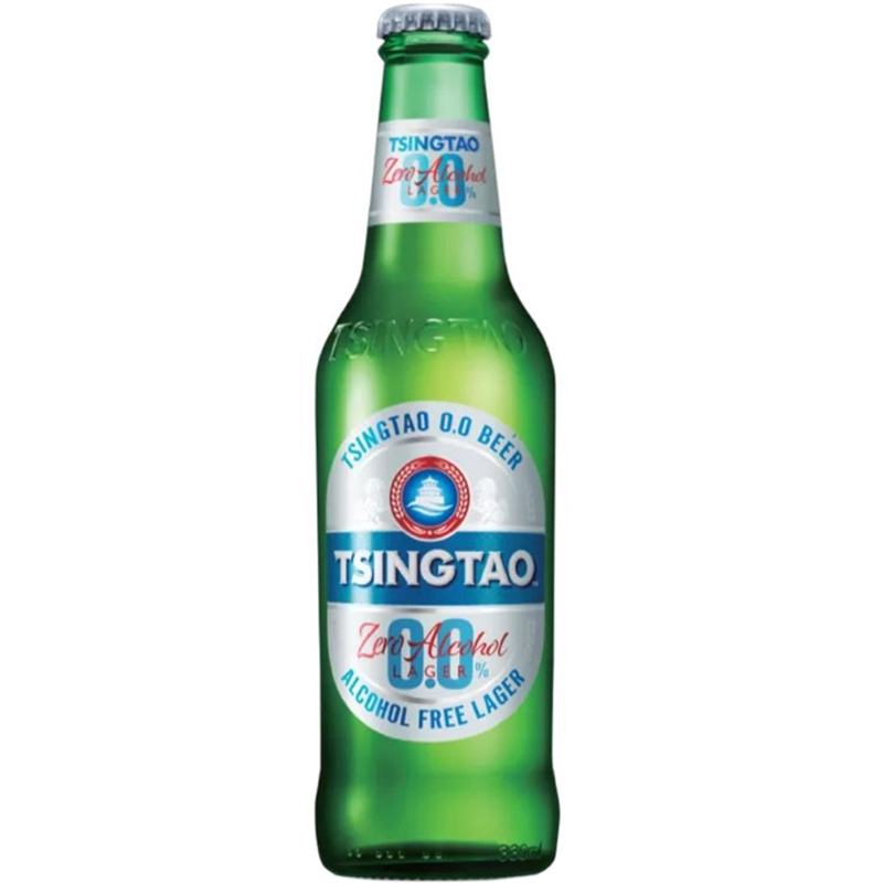 Безалкогольное пиво Tsingtao, Циндао, 0.0%, 0.33л. стекло