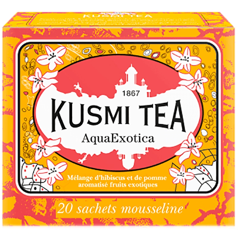 Kusmi tea «AquaExotica» Фруктовый чай, Саше (20шт)