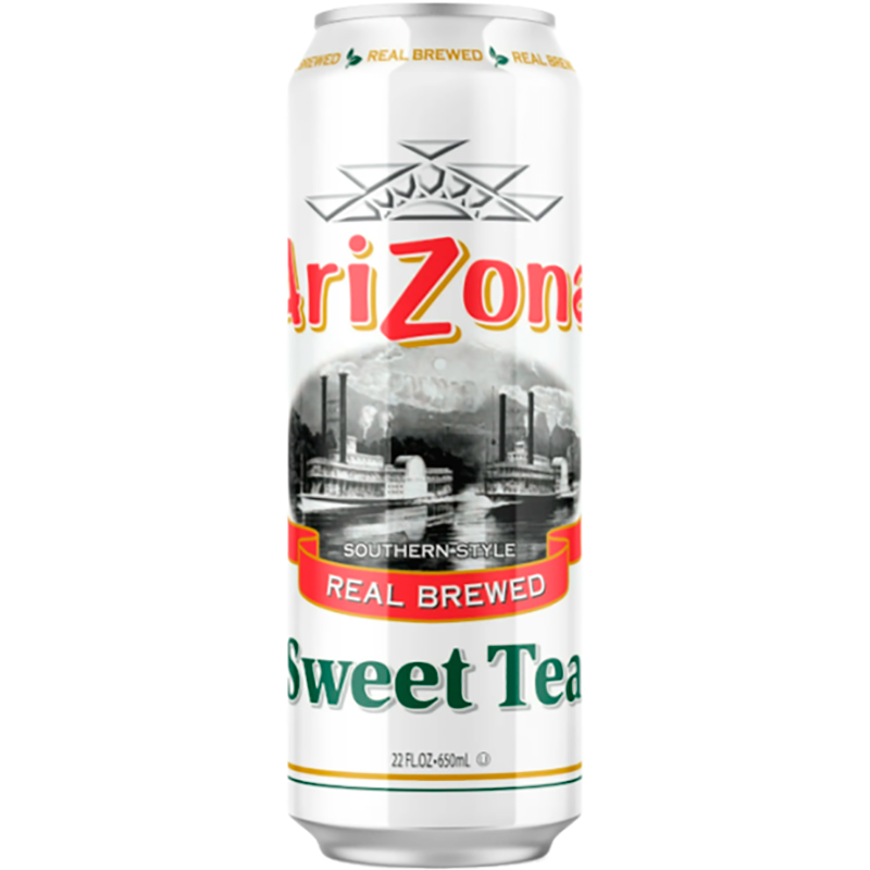 Холодный чай Arizona Southerm Style Sweet Tea, Сладкий чай, 0.65л, банка
