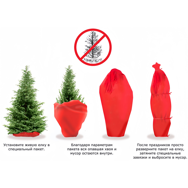 Мешок для утилизации Ёлок