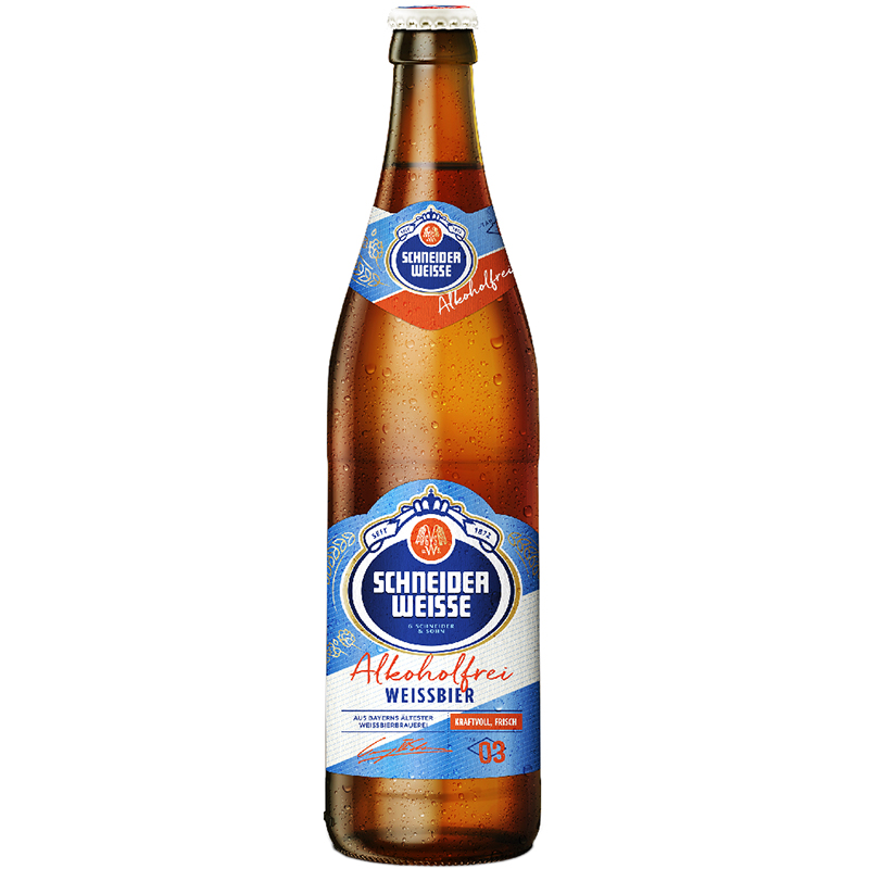 Безалкогольное пиво Schneider Weisse Tap 3 mein alkoholfrei, Шнайдер Вайс Тап 3, 0.5%, 0.5л. стекло