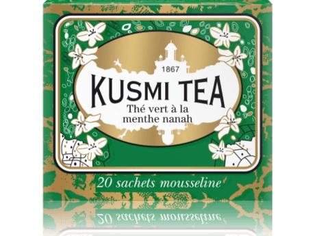 Kusmi tea Spearmint Green Tea / Мятный зеленый чай Саше 20*2,2гр Kusmi tea Spearmint Green Tea / Мятный зеленый чай Саше 20*2,2гр