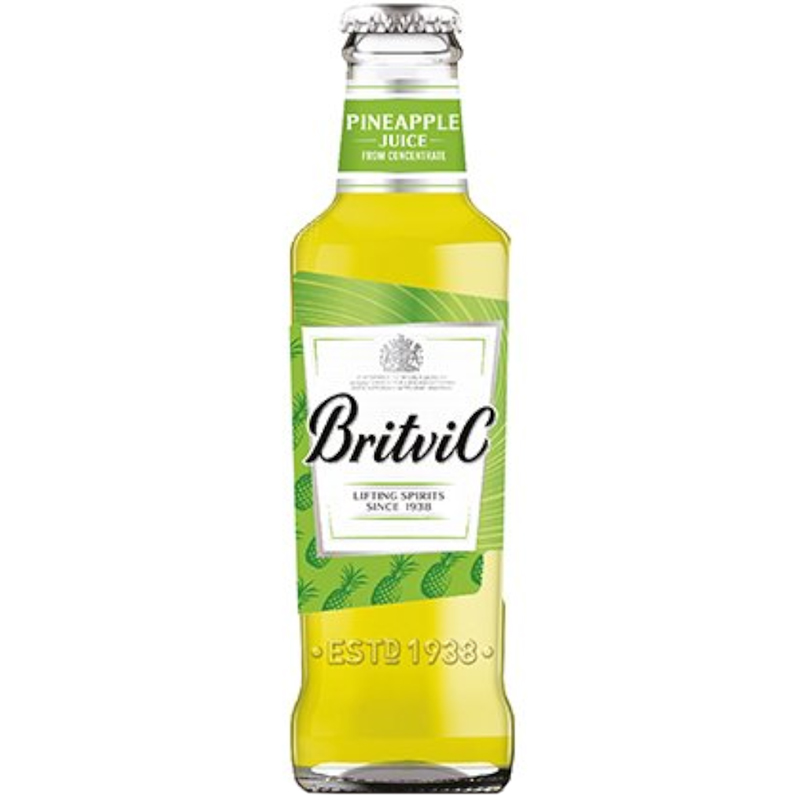 Сок «Britvic» Pineapple Juice, Бритвик Ананас 02л, стекло