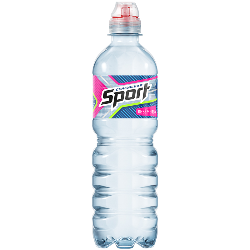 Минеральная вода «Сенежская» 0.5, без газа, sport крышка, пэт