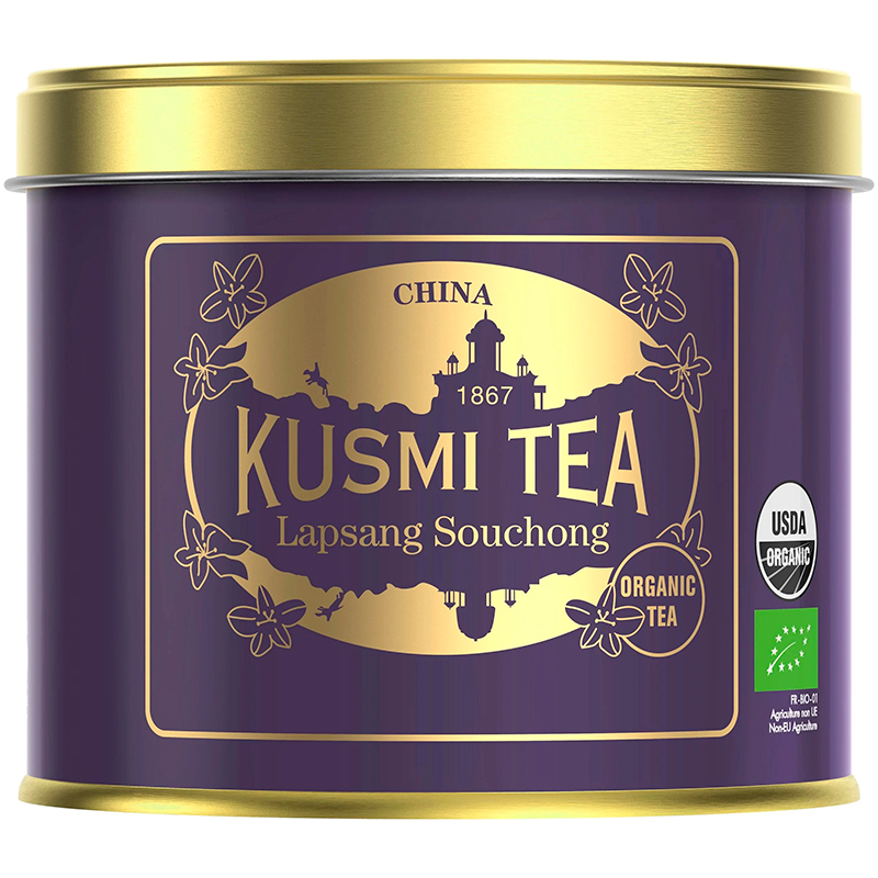 Чай черный Kusmi tea "Lapsang Souchong", Кусми Лапсанг Сушонг копченый (BIO, Organic Tea), банка 100гр