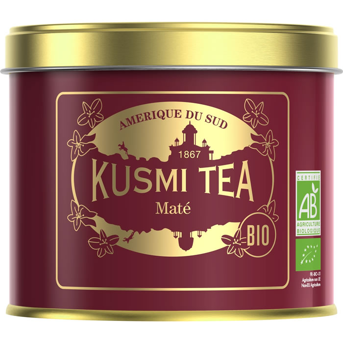 Чай органический Kusmi tea "Mate", Кусми Мате (BIO, Organic Tea), банка 100гр