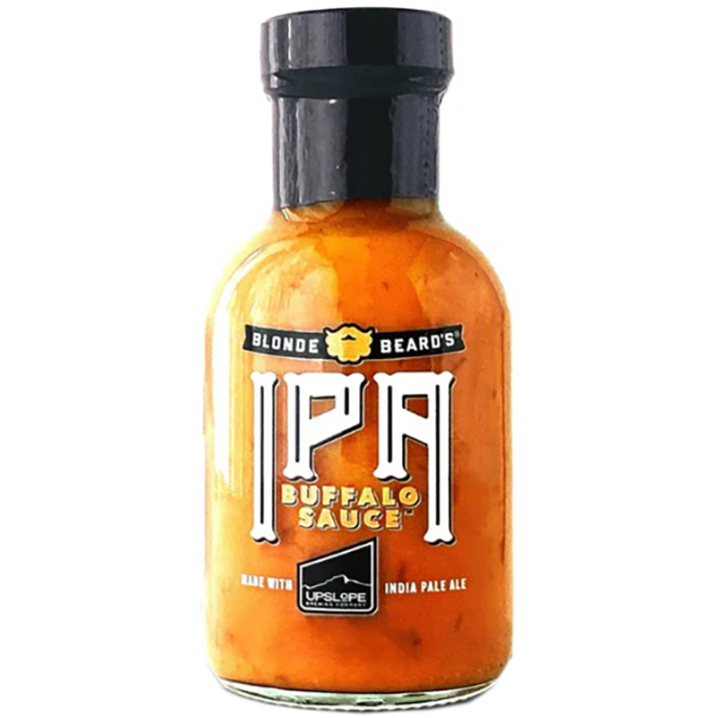 Соус «Blonde Beard's» IPA Buffalo Wing Sauce Craft Beer & Cayenne, Блонд Беардс Баффало Винг Крафтовое Пиво, Кайенский перец 0.237л. стекло