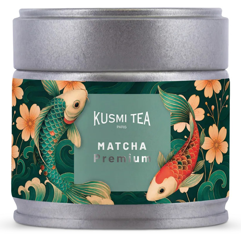 Чай Kusmi tea зеленый листовой чай "Matcha" Premium Organic, Матча Премиум Органик  30гр. банка