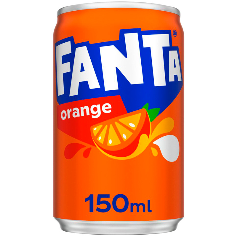 Газированный напиток «Fanta»  Orange, 0.15л, ж/б (Великобритания)
