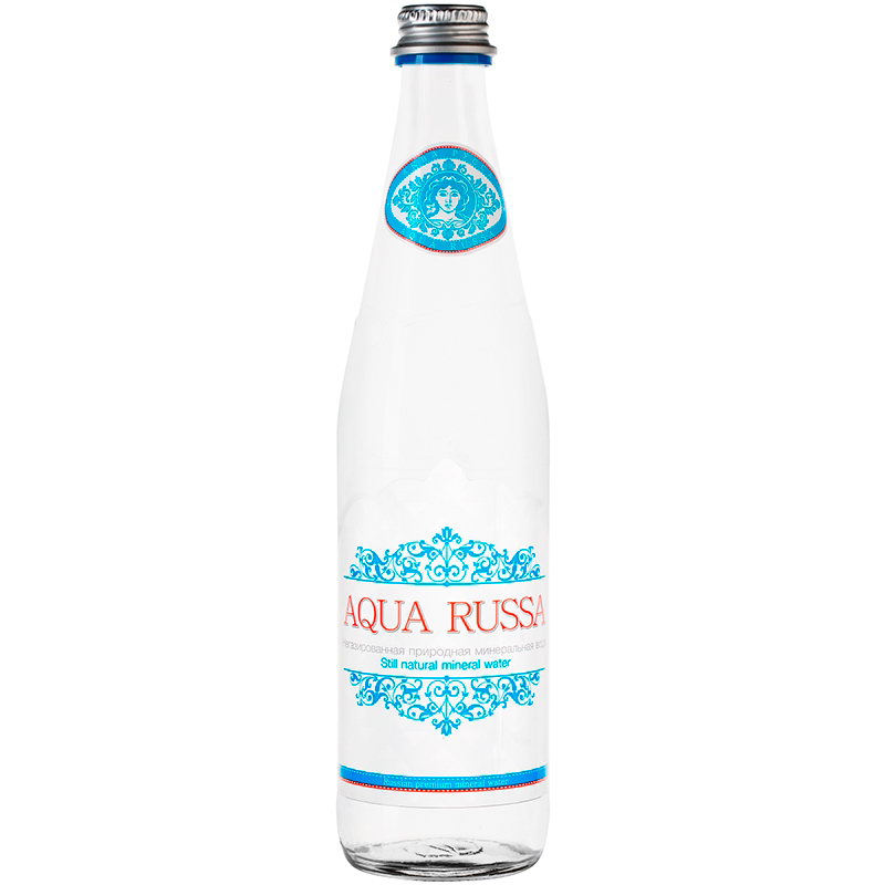 Минеральная вода Aqua Russa, Аква Русса 0.75л, без газа, стекло