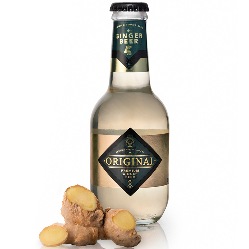 Тоник «Original» Premium Ginger Beer, Ориджинал Премиум Джинджер Бир 0,2*24 шт. стекло
