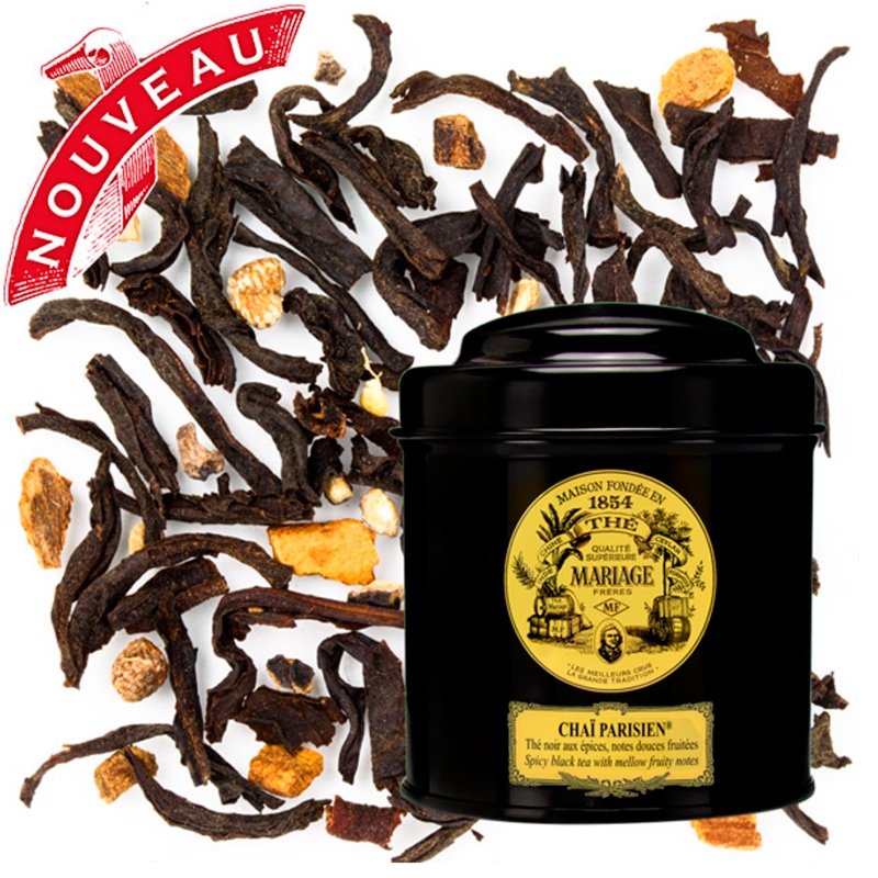 Черный чай Mariage Freres Chai Parisien, Марьяж Фререс Чай Парисиен банка 100 гр