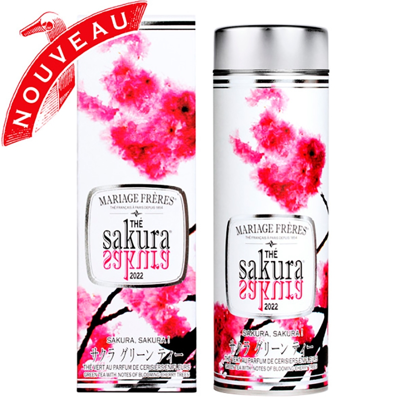 Зеленый чай Mariage Freres Sakura 2022, Марьяж Фререс Сакура 2022, банка Зеленый чай Mariage Freres Sakura 2022, Марьяж Фререс Сакура 2022, банка