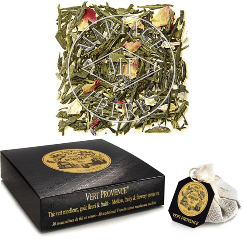 Зеленый чай Mariage Vert Provence, Саше 75 гр