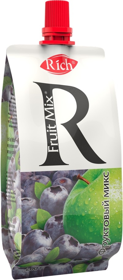 Рич Пюре Яблоко-Черника 0,2 литра.