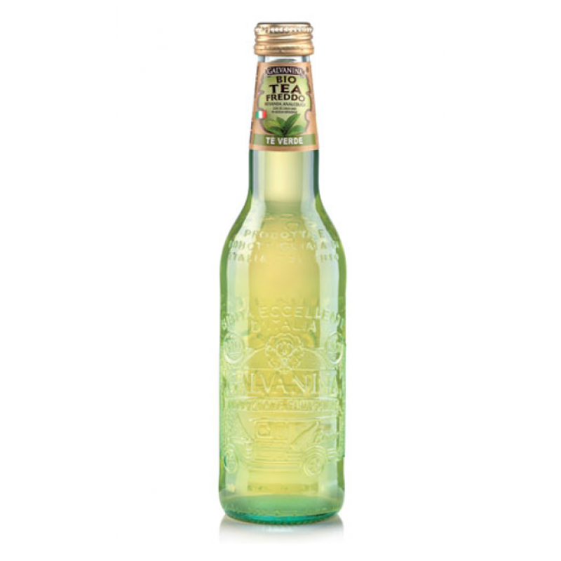 Холодный чай Гальванина Galvanina VERDE, Зеленый чай, 355 мл. Стекло