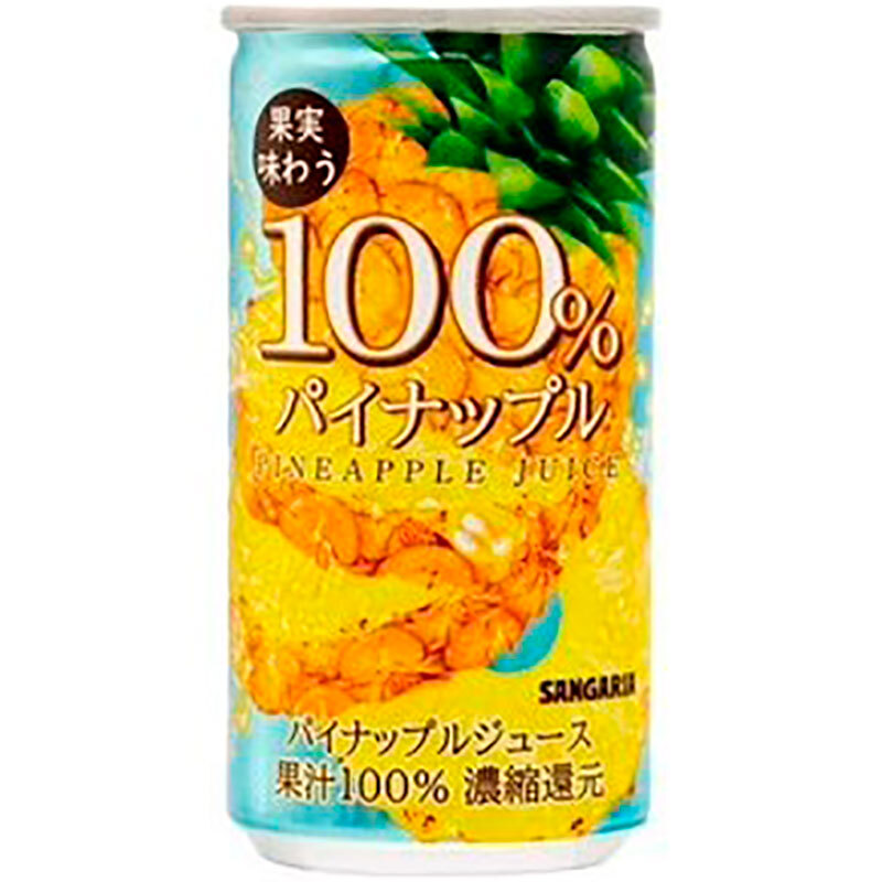 Сок «Sangaria» Pineapple Juice, Сангария Ананас 100%, 0.19л, банка