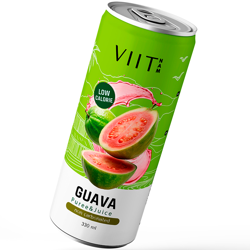 Напиток «Viitnam» Guava, Виитнам Гуава с содержанием сока и пюре 0.33, без газа, банка
