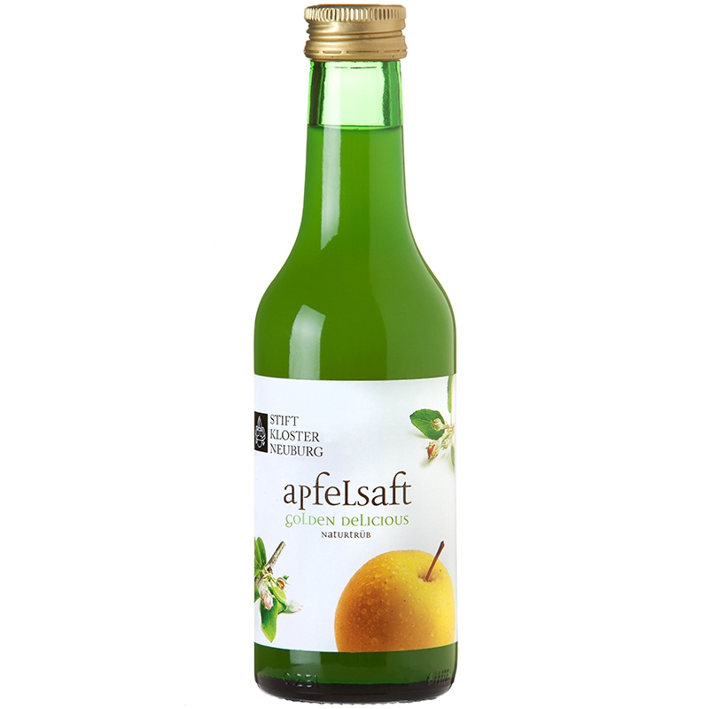 Яблочный Сок «Stift Klosterneuburg» Golden Delicious Apple Juice, Голден Делишес, 0.25л, стекло