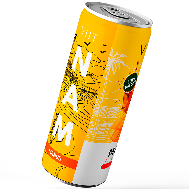 Напиток «Viitnam» Mango, Виитнам Манго с содержанием сока и пюре 0.33, без газа, банка