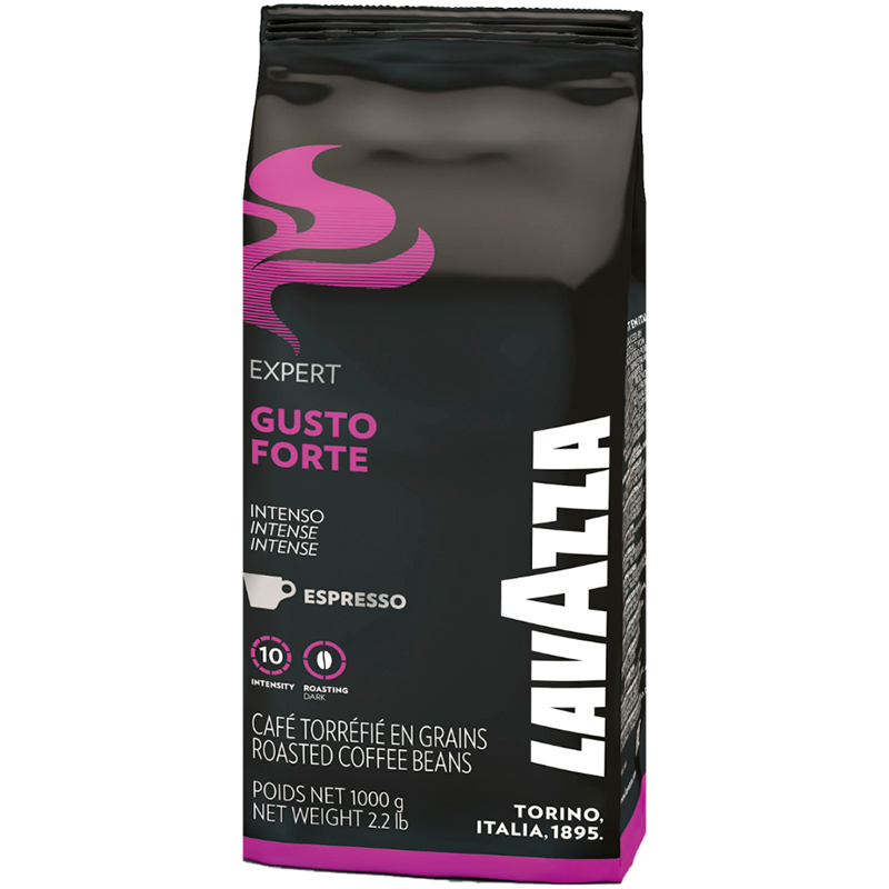 Кофе «Lavazza» Expert Gusto Forte, Лавацца Эксперт Густо Форте 1кг, зерно