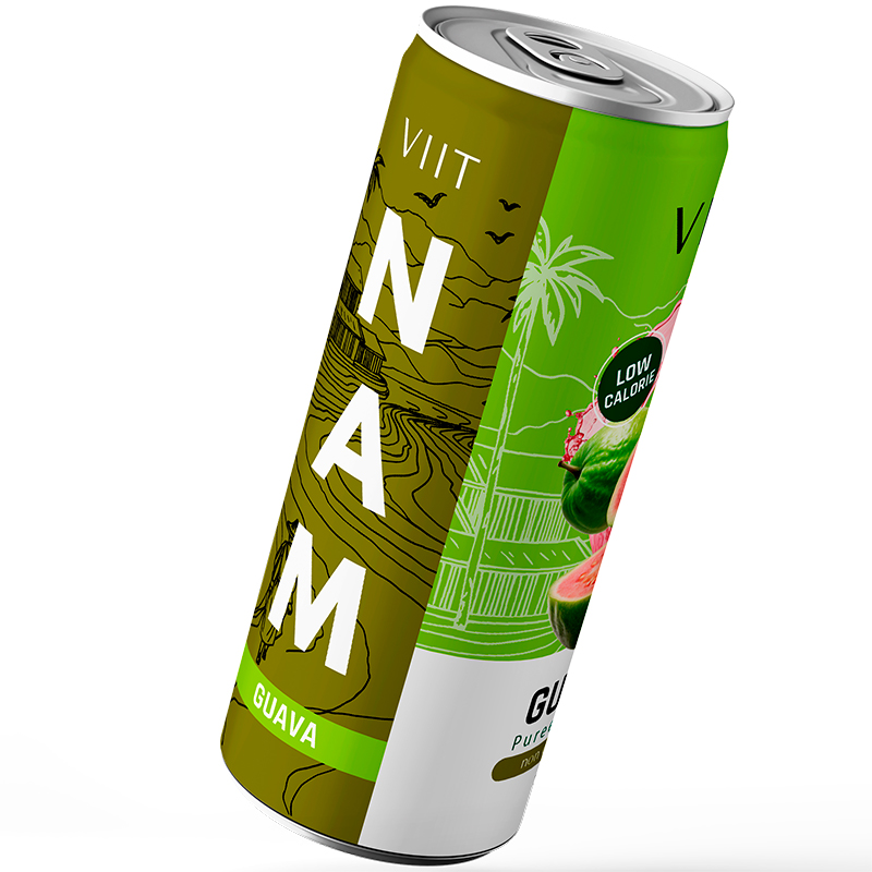 Напиток «Viitnam» Guava, Виитнам Гуава с содержанием сока и пюре 0.33, без газа, банка