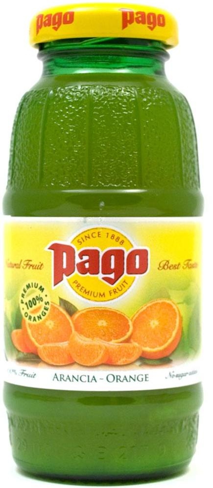 Сок ПАГО PAGO Orange juice Апельсиновый сок 0.2 л.