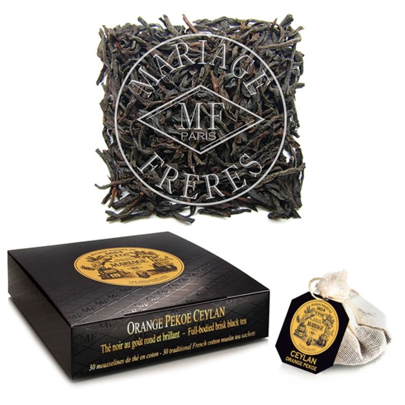Черный чай Mariage Freres Orange Pekoe Ceylan, Саше 75 гр Черный чай Mariage Freres Orange Pekoe Ceylan, Саше 75 гр