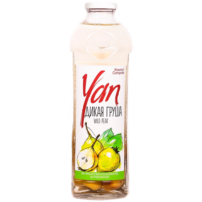 Компот «Yan» Дикая Груша 0.93 литра