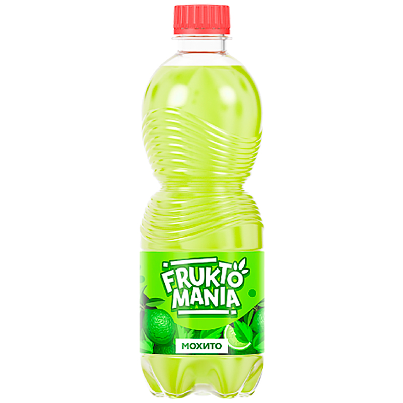 Напиток Мохито оригинальный «Fruktomania», Фруктомания  0.5л, с газом, пэт