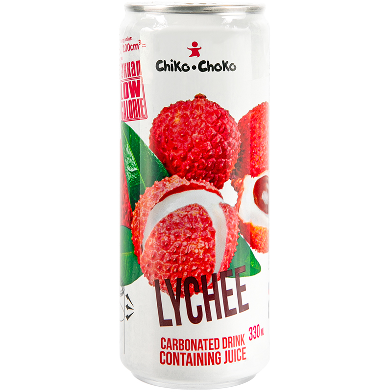 Напиток безалкогольный низкокалорийный с содержанием сока «Chiko-Choko» Lychee, Чико Чоко, Личи 0.33л, банка