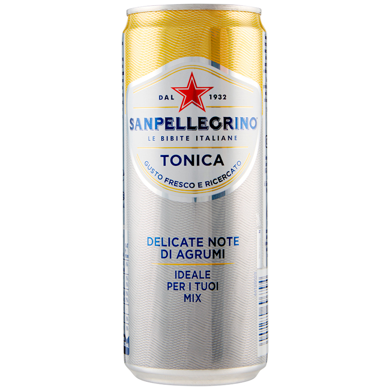 Тоник S.Pellegrino Tonica Delicate Note Di Agrumi, Сан Пеллегрино Тоник Цитрус 0.33 л, 24 шт/уп, банка