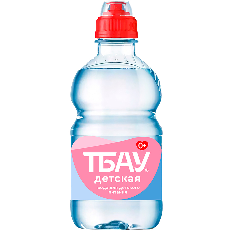 Минеральная вода «Тбау» Детская 0.33л, без газа, спорт-лок, пэт