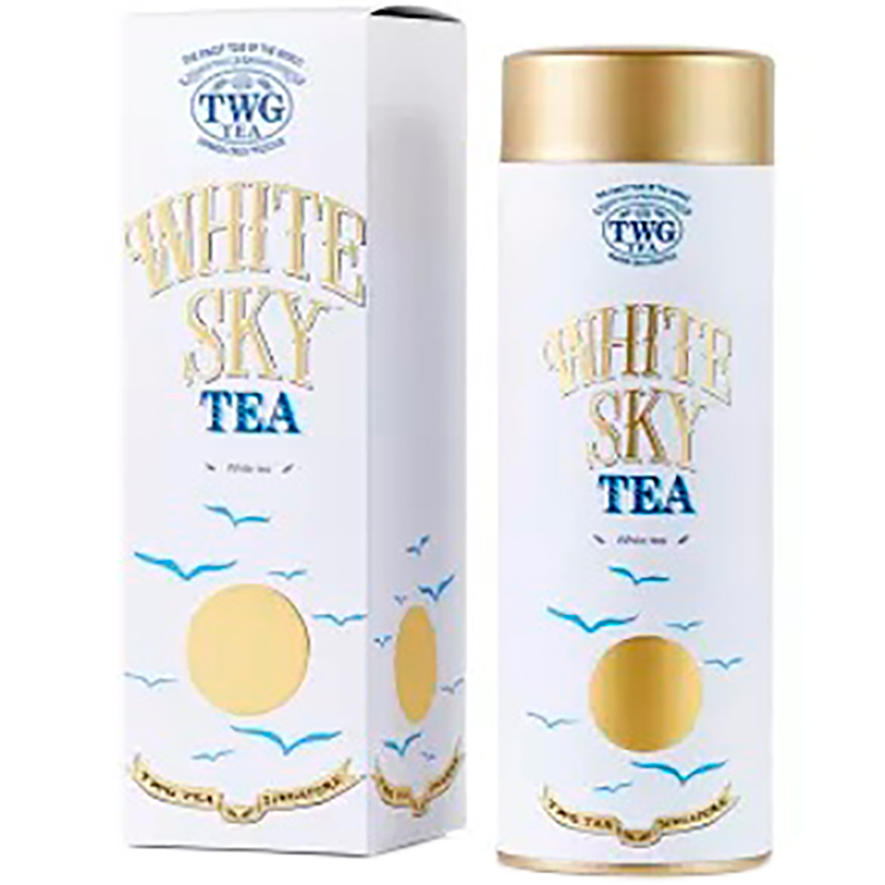 Чай белый «TWG» White Sky Tea, ТВГ Вайт Скай, Иланг-иланг 100гр. туба