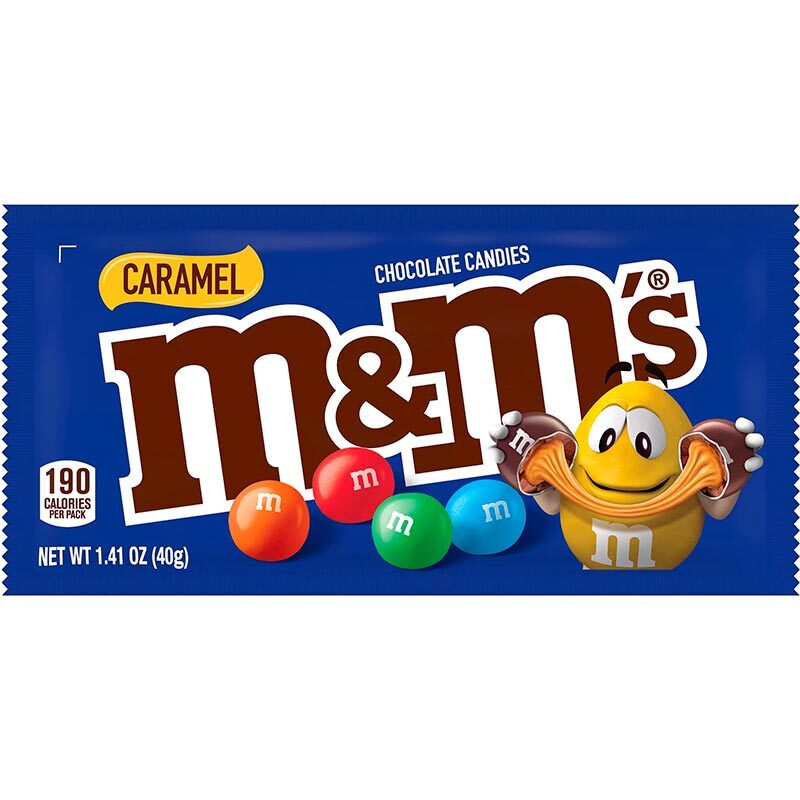 Конфеты Драже «M&Ms» Caramel, Эм энд Эмс Карамель 40гр.