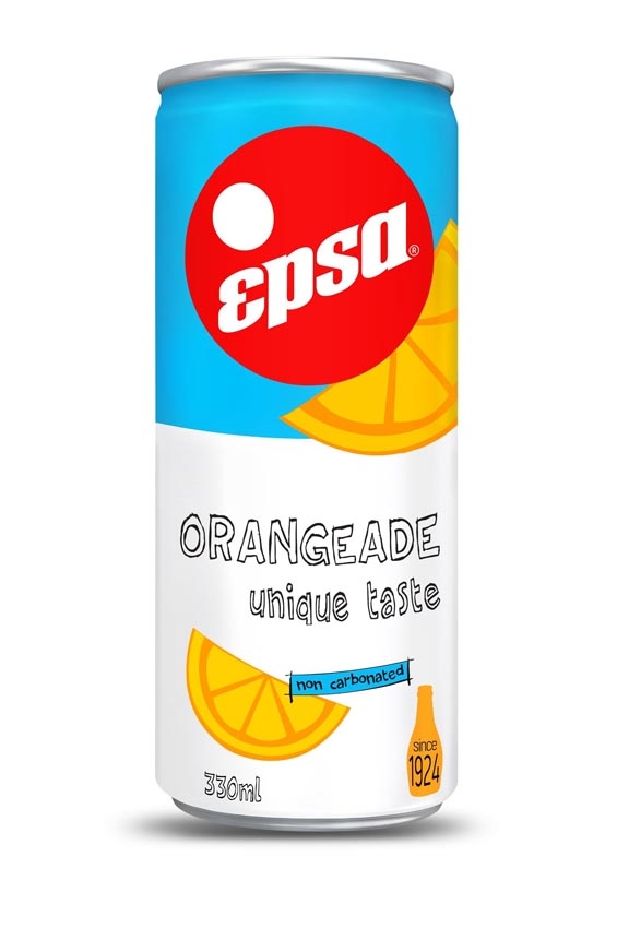 Негазированный Напиток "EPSA" Портокалада 330мл. Ж/Б