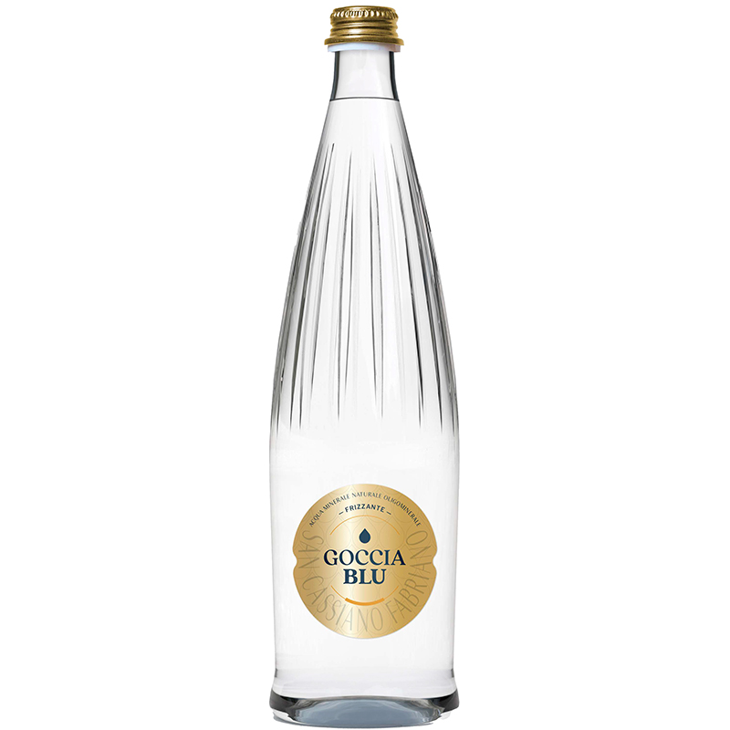 Минеральная вода «Goccia Blu» Frizante, Гочиа Блу 0.75л, с газом, стекло