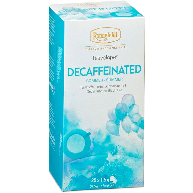 Чай черный Ronnefeldt Decaffeinated, Ронненфельд без кофеина 1,5гр.х25 шт