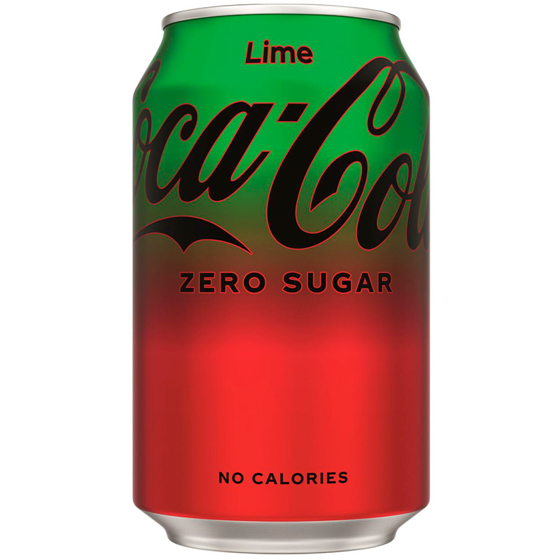 Газированный напиток «Coca-Cola» Zero Sugar Lime, Зеро Сугар Лайм 0.33, банка (Германия)