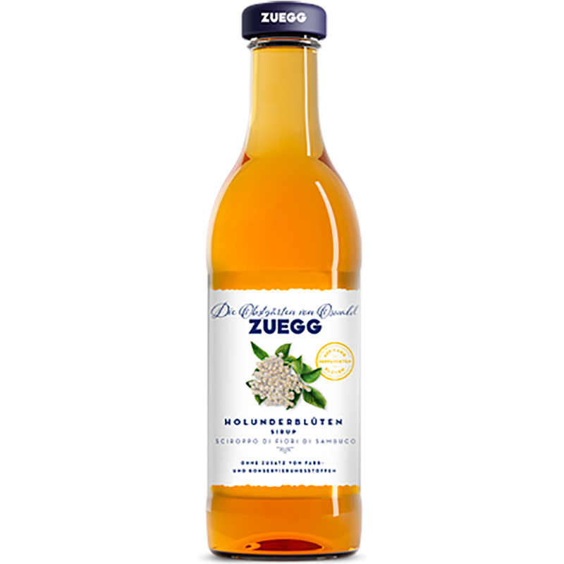 Сироп «Zuegg» Elder, Зуег Бузина 0.425л, стекло